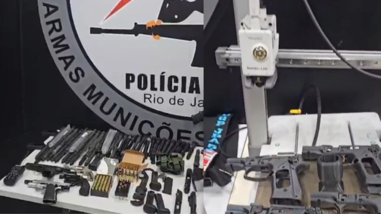 Polícia apreende impressora 3D usada para fabricar armas no RJ