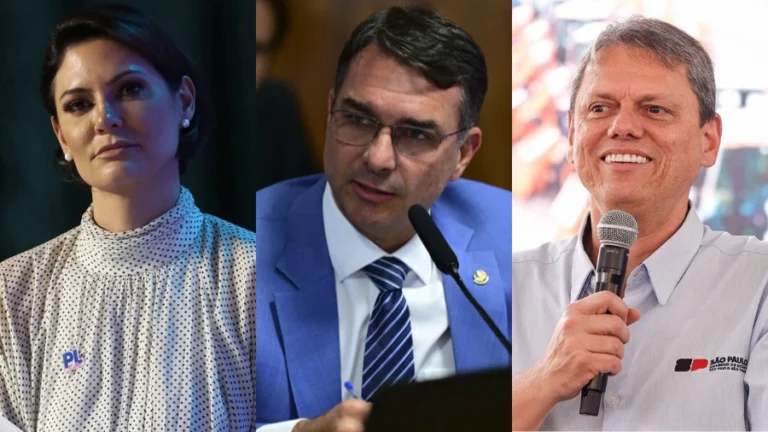 Tarcísio prega paz entre Flávio e Michelle: “Vão chegar no entendimento”