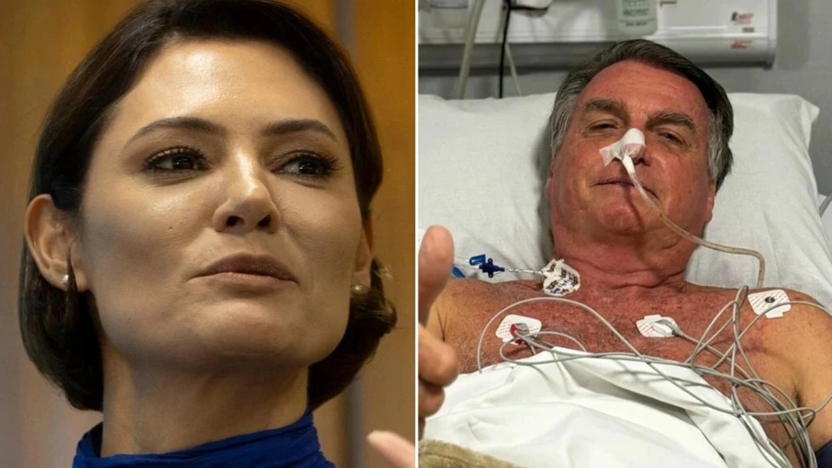 Michelle faz forte desabafo sobre cuidados com Bolsonaro: 'Difícil'