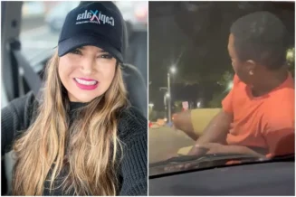 Mulher dirige quilômetros com homem em capô: “Pensei que assaltaria”. Veja vídeo