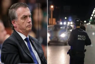 Blitz da PM termina com apreensão de arma de fogo de Jair Bolsonaro no DF