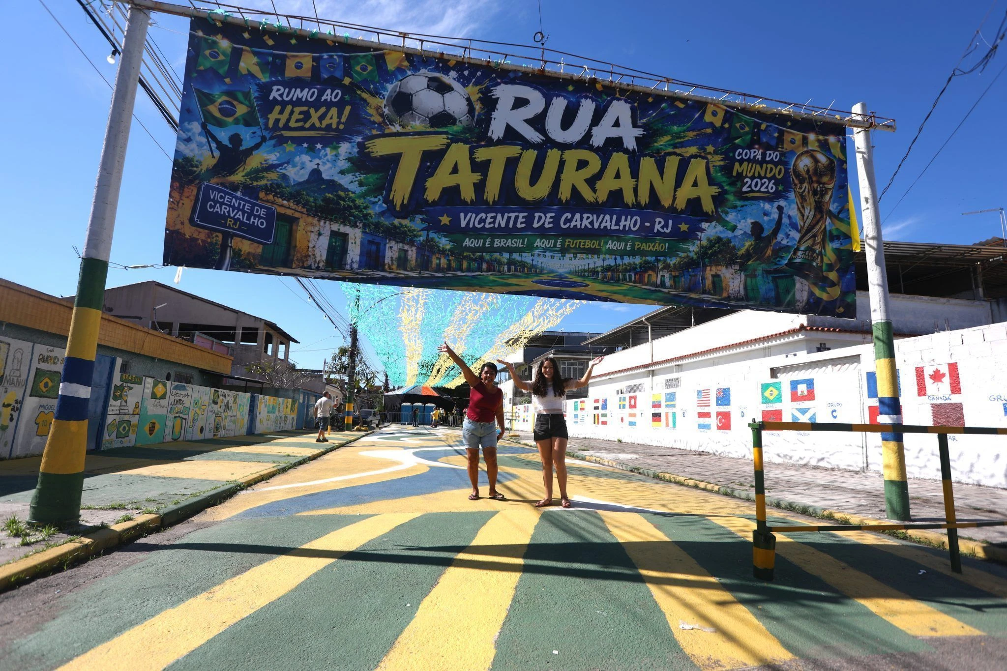 Prefeitura do Rio premia as três melhores ruas enfeitadas para Copa