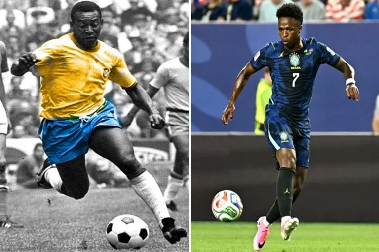 Vini Jr. faz história e é comparado ao Rei Pelé em jogo da Seleção