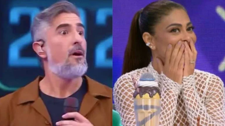 Marcos Mion fica constrangido com revelação íntima envolvendo Juliana Paes