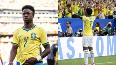 Vini Jr. desabafa sobre eliminação do Brasil e renova promessa de título