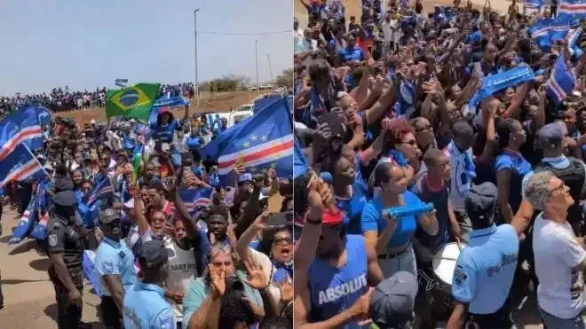 Cabo Verde desembarca com festa após campanha histórica na Copa
