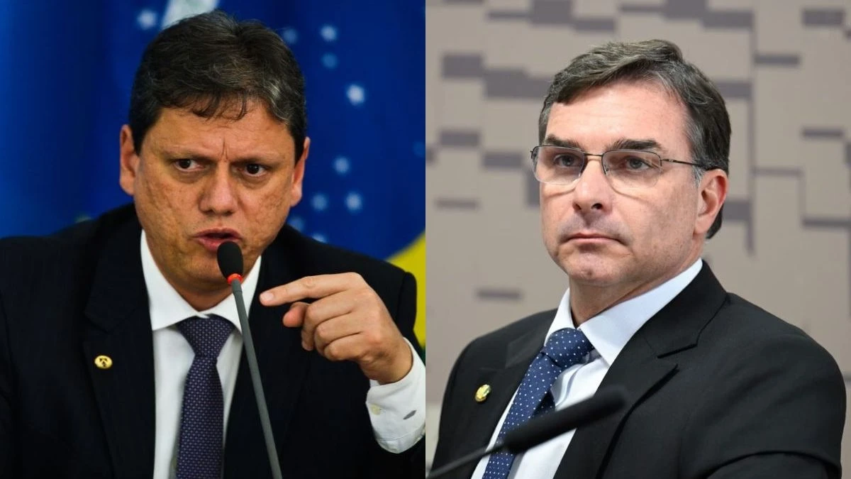 Tarcísio fala o que pensa sobre candidatura de Flávio Bolsonaro: 