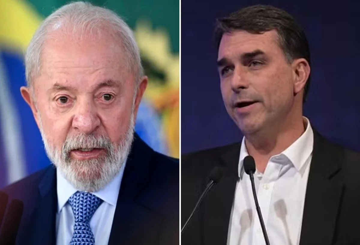 Resultado de nova pesquisa entre Flávio Bolsonaro e Lula pega muita gente de surpresa