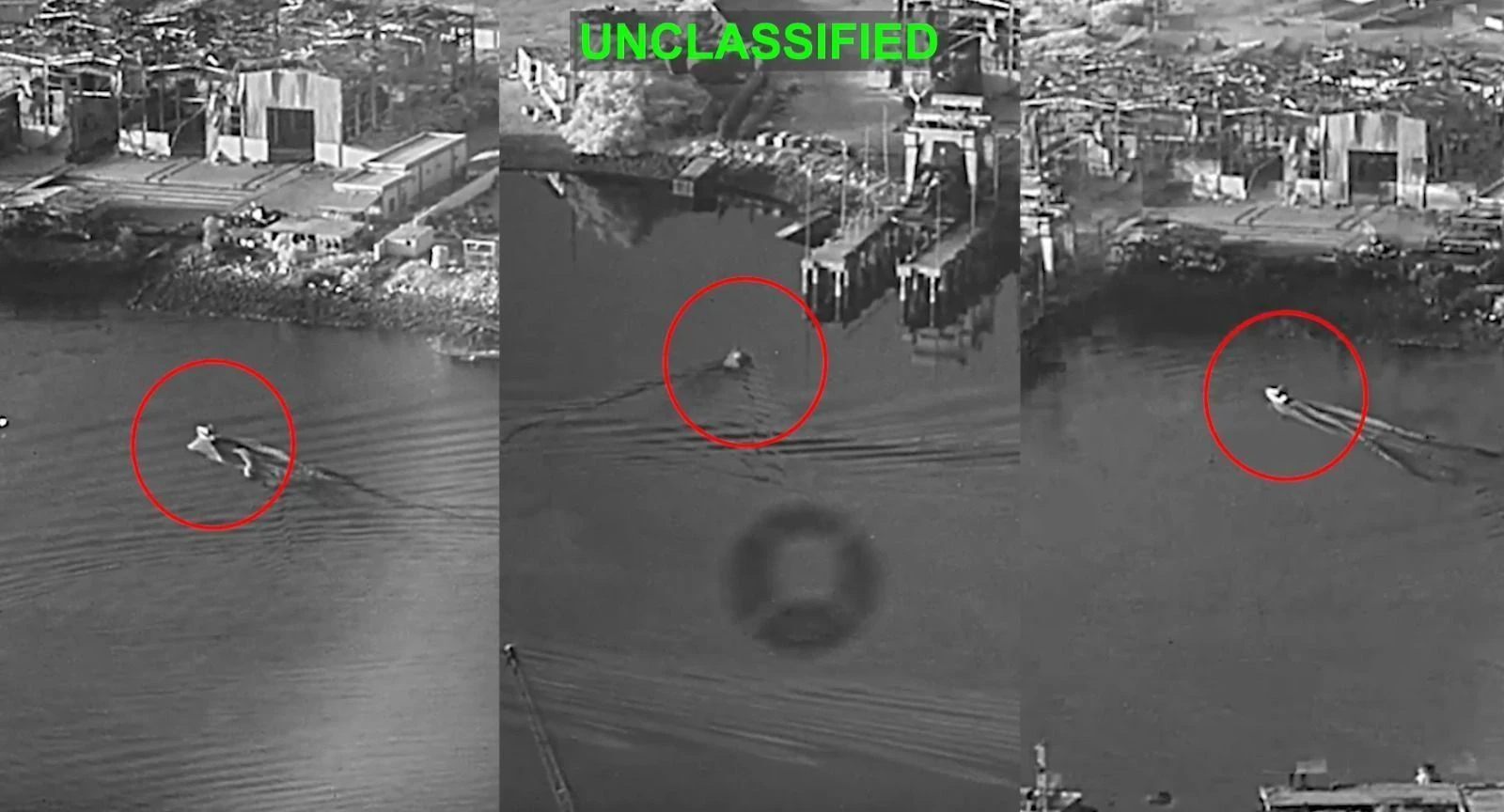 Vídeo mostra ataque dos EUA a submarino do Irã e à base de manutenção naval