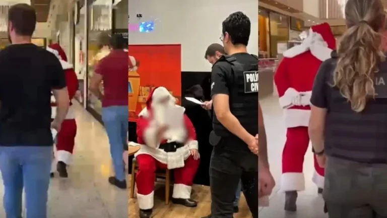 Homem preso vestido de Papai Noel em shopping de SC é condenado por estupro de menina