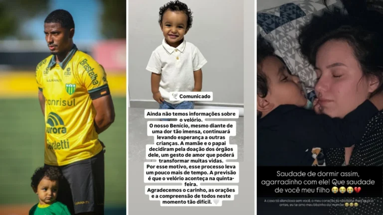 Filho de jogador morre e pais anunciam doação de órgãos; entenda processo