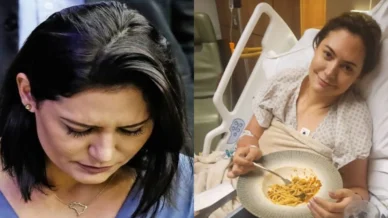 Vídeo: Michelle Bolsonaro surge abatida e explica problema de saúde