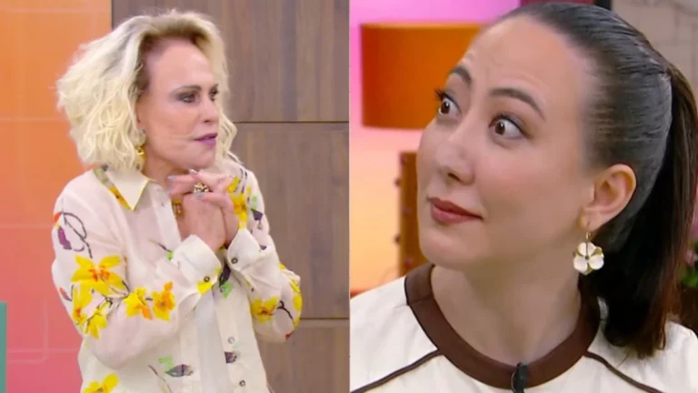 Ana Maria Braga ironiza jornalista ao vivo: ‘Que olhinho, menina?’