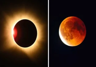 Imagens impressionantes mostram o eclipse solar total desta quarta (12)