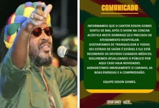 Boletim traz nova informação sobre a saúde de Edson Gomes após internação