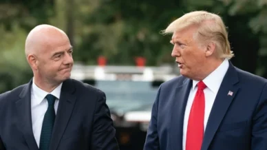 Infantino busca apoio de Trump após fracasso de plano da Fifa, diz jornal