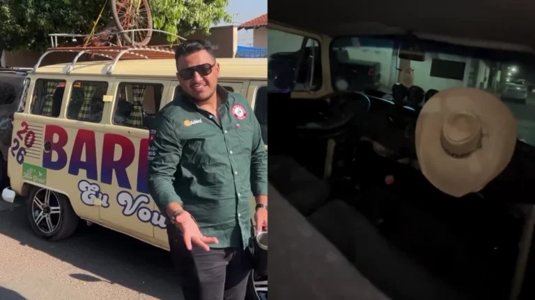 Cantor viraliza ao viajar mais de mil kms para cantar na Festa de Barretos