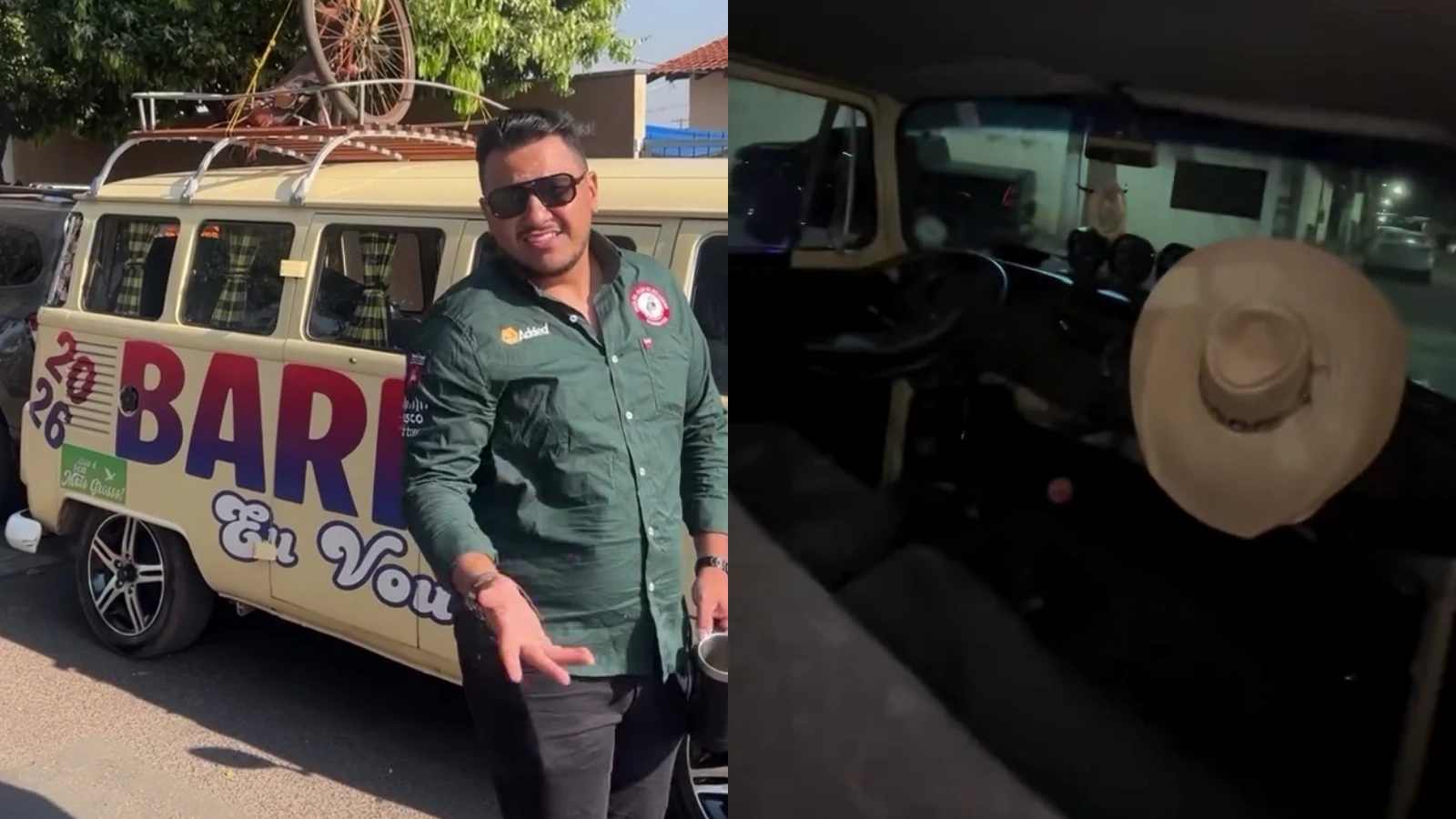 Cantor viraliza ao viajar mais de mil kms para cantar na Festa de Barretos