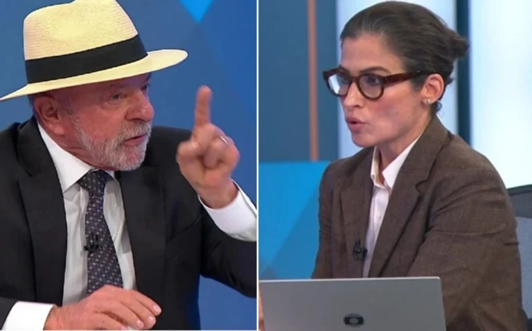 Lula interrompe Renata Vasconcellos 11 vezes durante entrevista no JN