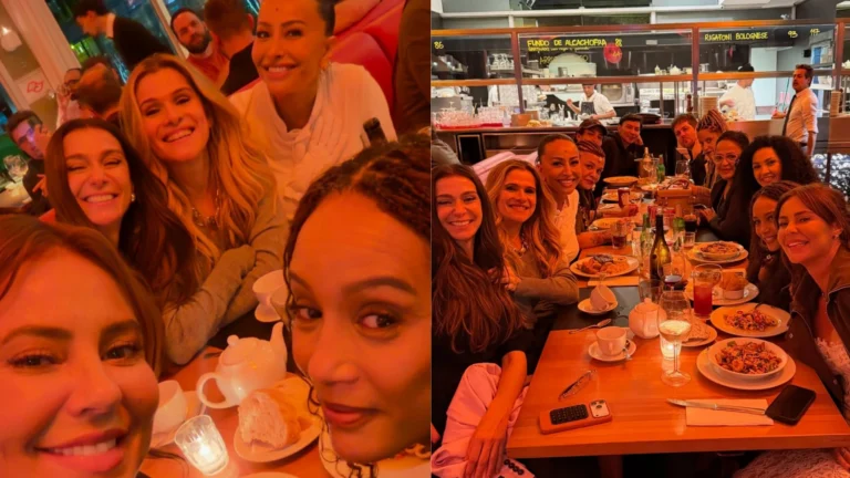 Sabrina Sato, Paolla Oliveira e mais famosas jantam juntas em São Paulo