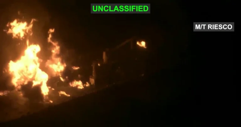 Vídeo: EUA dizem ter destruído cinco petroleiros do Irã
