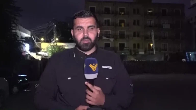 Vídeo: Repórter escapa por pouco de ataque israelense no Líbano