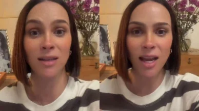 Letícia Cazarré reage ao ser criticada por não estar com a filha no hospital: 'Cala a sua boca'