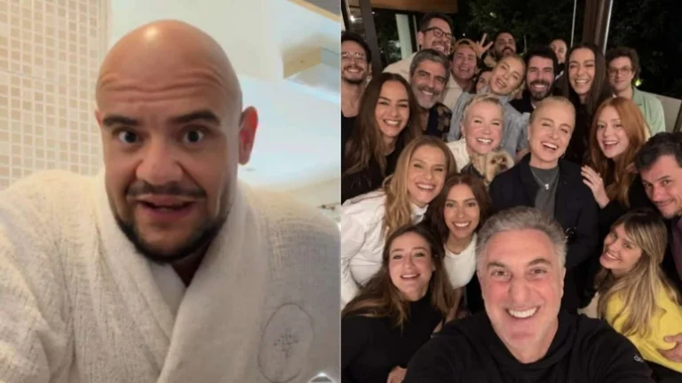Gominho cita morte de Preta Gil ao comentar foto de Luciano Huck e Angélica