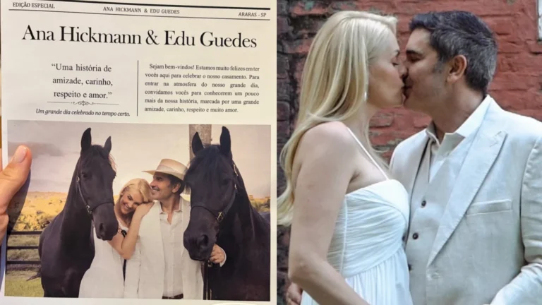 Ana Hickmann revela detalhes no dia de casamento com Edu Guedes; veja