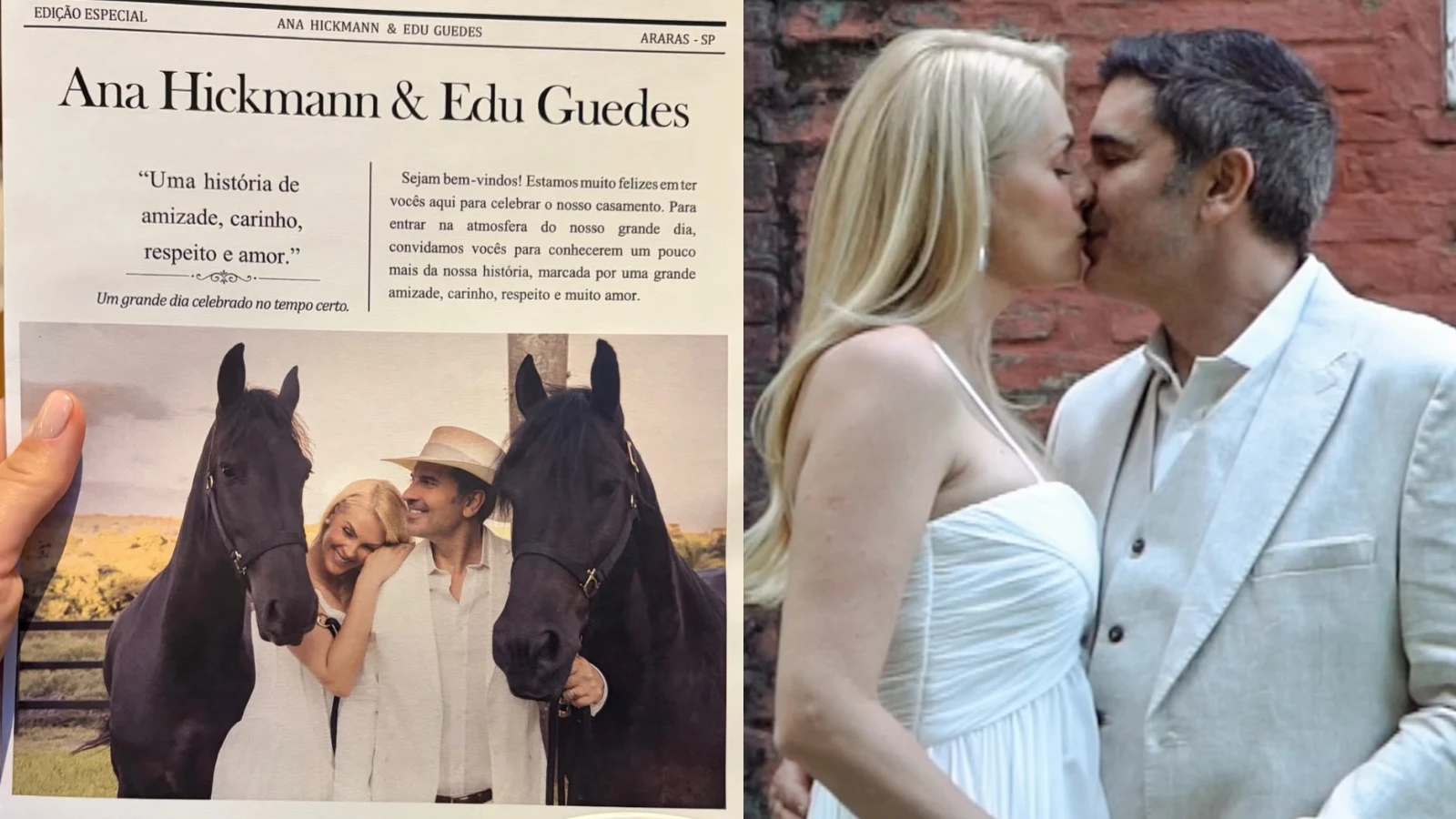Ana Hickmann revela detalhes no dia de casamento com Edu Guedes; veja