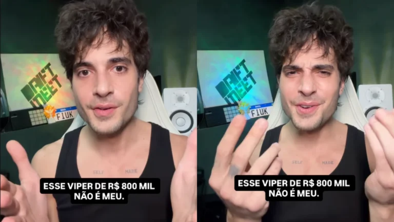 Fiuk nega posse de carro esportivo de R$ 800 mil: “Me reconstruindo”