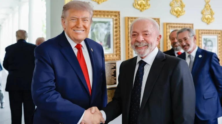Trump e Lula ficaram por 18 minutos na mesma antessala, mas não se cruzaram