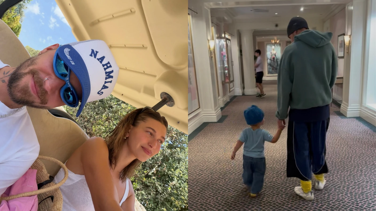 Justin Bieber posta fotos raras de filho com Hailey Bieber, Jack Blues