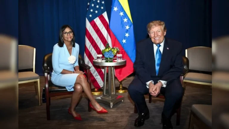 Reunião de Trump com Delcy Rodríguez foi breve, mas importante, diz Rubio