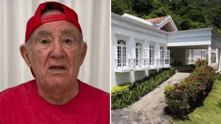 Justiça determina penhora de mansão de Renato Aragão por dívida milionária; saiba valor