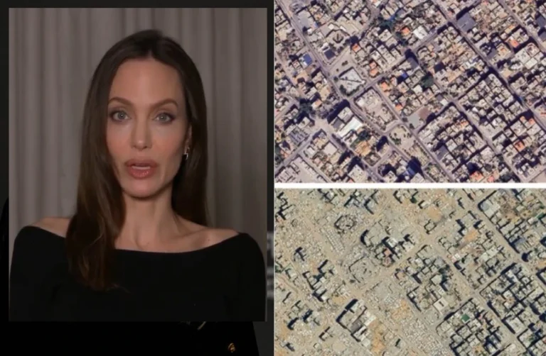 Angelina Jolie pede ajuda para Gaza e alerta sobre destruição