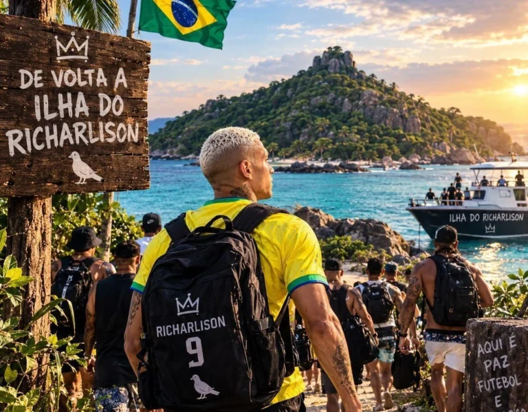 Richarlison ironiza fuga de Flávio: “Então não tem ninguém na ilha?”