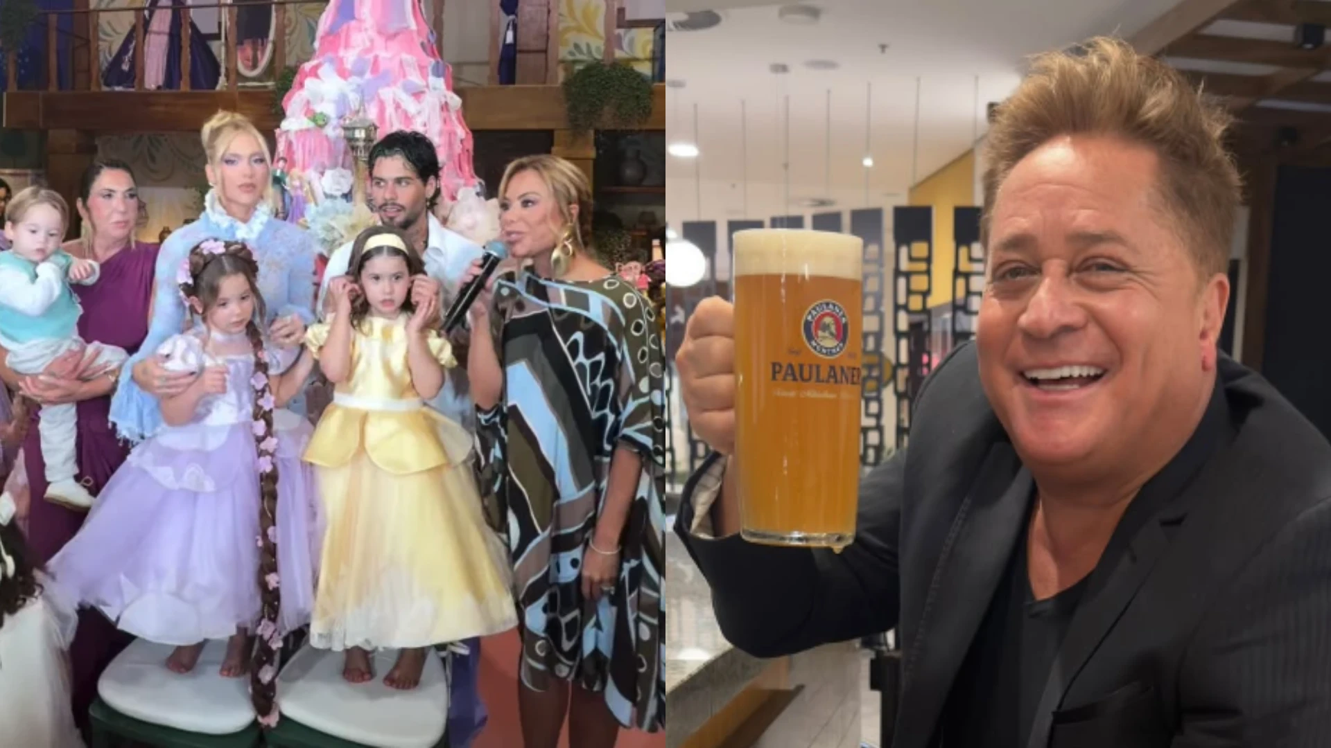 Leonardo falta a aniversário de Maria Flor e Poliana esclarece motivo