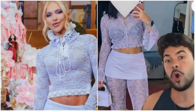 Álvaro tira sarro da roupa de Virginia em aniversário de Maria Flor